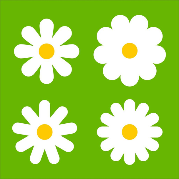 Sada ikon ilustrace květu: vektor - Vektor, obrázek