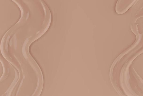 skincare ou creme cosmético pasta para loção shampo gel de banho 3D realista renderização fundo vazio para apresentação vitrine - Foto, Imagem