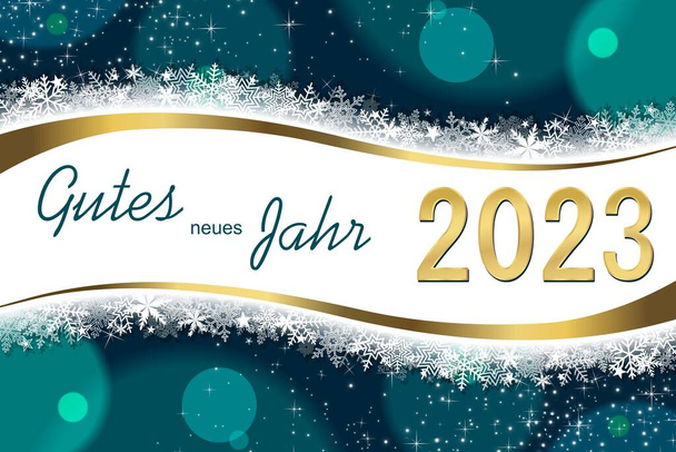 Greeting card with text Happy New Year 2023 - Fotografie, Obrázek