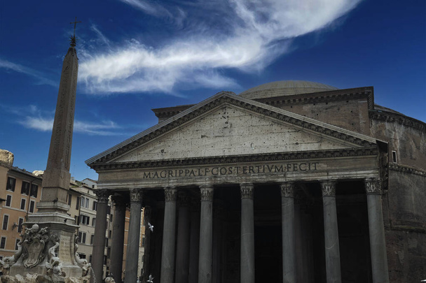 Panteón en Roma Vista exterior Italia - Foto, imagen