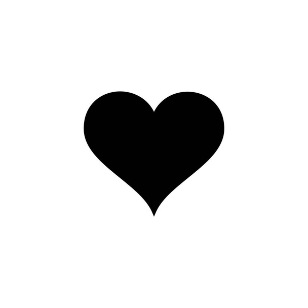 Icono de amor. Signo y símbolo del corazón. Como vector de icono. - Vector, imagen