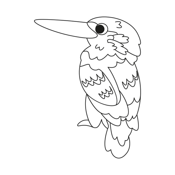 Isolated cute bird icon Woodpecker Vector illustration - Vector, Imagen