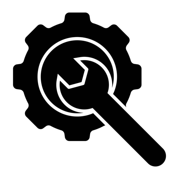 Icono de diseño único de mantenimiento  - Vector, Imagen
