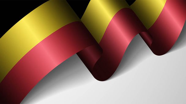 EPS10 Vektor Patriotischer Hintergrund mit belgischer Flagge. Ein Element der Wirkung für den Gebrauch, den Sie daraus machen möchten. - Vektor, Bild