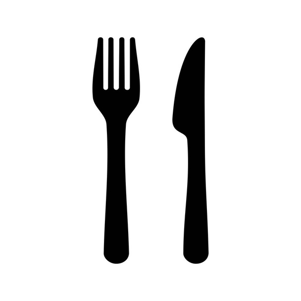 PICTOGRAM OF CUTLERY, KNIFE AND FORK - Photo, Image