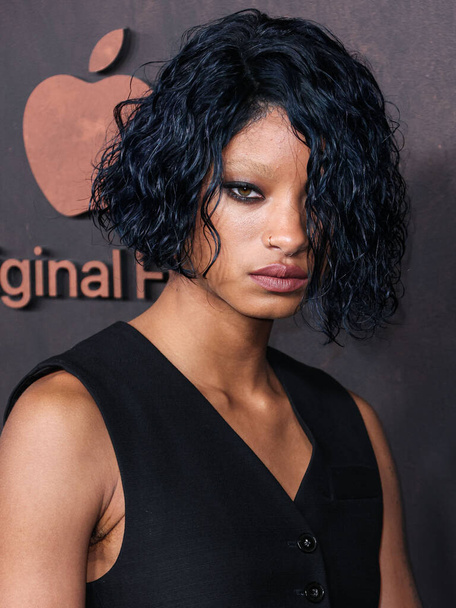 American singer and actress Willow Smith wearing Stella McCartney arrives at the Los Angeles Premiere Of Apple Original Films' 'Emancipation' held at Regency Village Theatre on November 30, 2022 in Westwood, Los Angeles, California, United States.  - Photo, Image