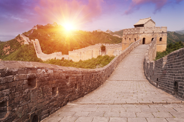 Panorama a Velká čínská zeď - Fotografie, Obrázek