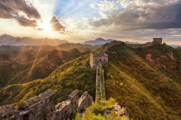 Panorama a Velká čínská zeď - Fotografie, Obrázek