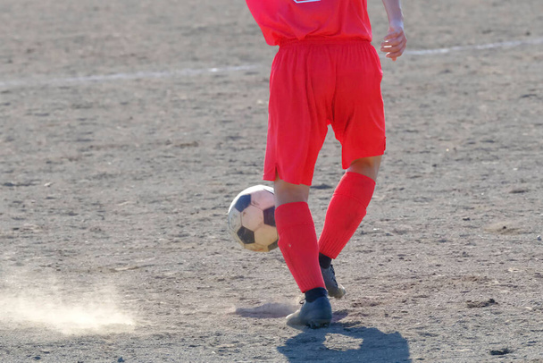 Fußballspiel in hokkaido japan - Foto, Bild