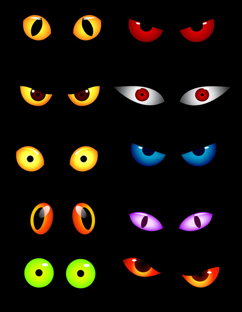 Eyes collection - Vector, Image