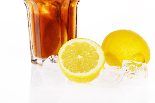 Lemon in ice - Photo, Image