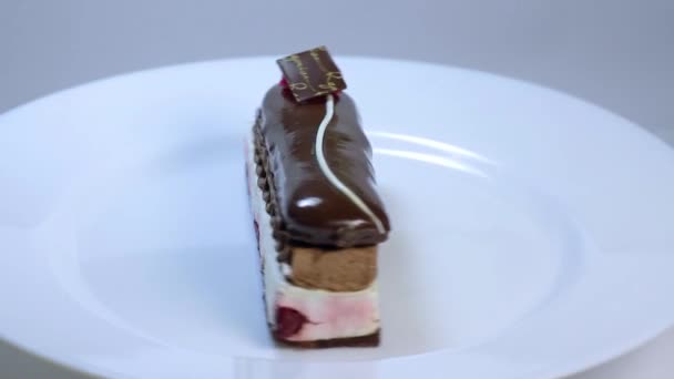 csokoládé torta - Felvétel, videó