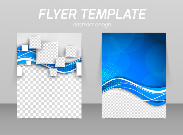 Design de modelo de folheto abstrato
 - Vetor, Imagem