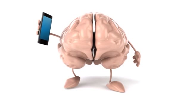 Cérebro divertido com telefone
 - Filmagem, Vídeo