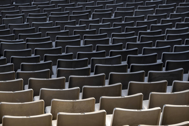 Egy üres stadionban ülések - Fotó, kép