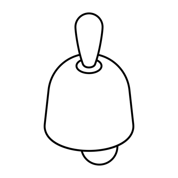       Um design de vetor na moda do ícone do sino - Vetor, Imagem