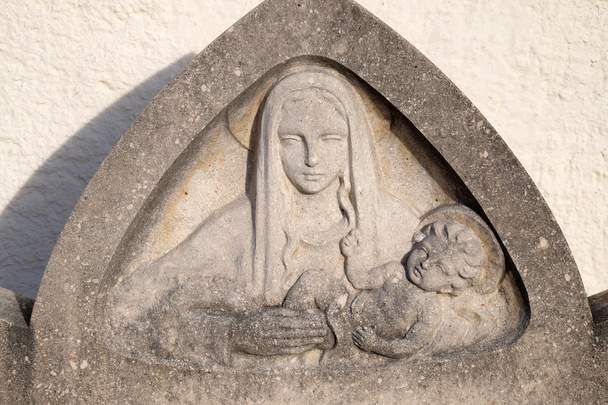 Maagd Maria met baby jesus - Foto, afbeelding