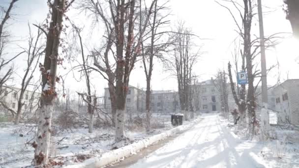 Der Krieg zwischen Russland und der Ukraine. Donbass. - Filmmaterial, Video