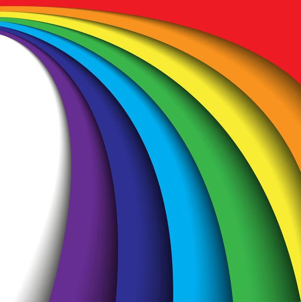 achtergrond van een regenboog - Vector, afbeelding