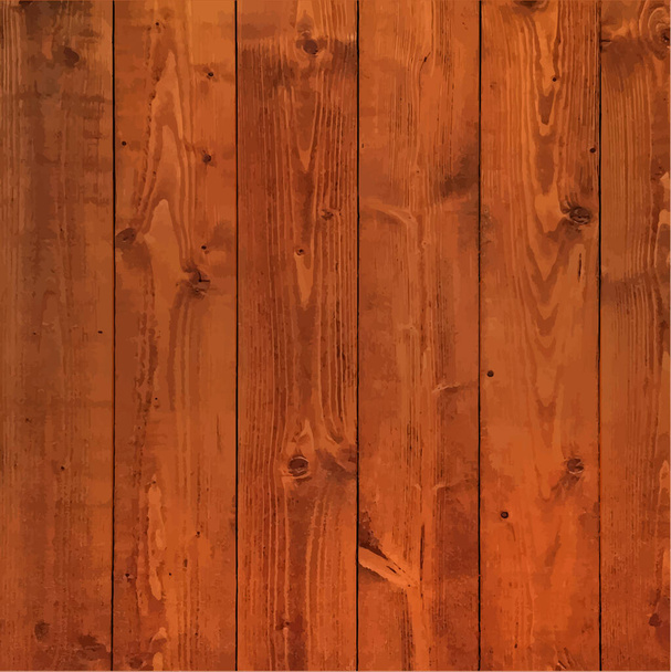 piso de pared de madera vieja realista - Vector, imagen