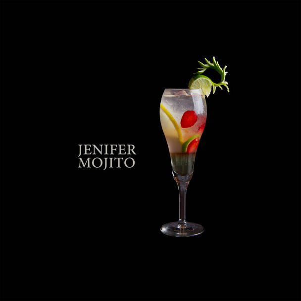 Beverages refresh for the Cafe or Resto menu book with Vector's Black Background Isolation - Vector, Imagen