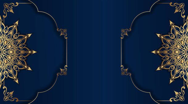 luxury ornamental mandala, vector design - Vector, imagen