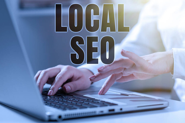 Texte inspirant Local Seo, Word for This is an effective way of marketing your business online - Photo, image