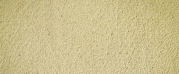Textura de pared de color beige y blanco con superficie rugosa, yeso de pared rugosa - Foto, imagen