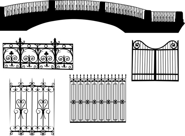 fences collection - Vector, Image