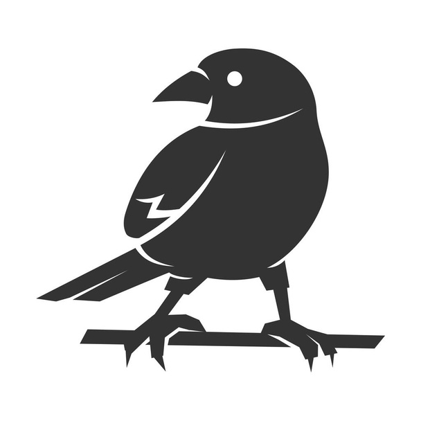 finch bird logo template Icône Illustration Identité de la marque - Vecteur, image