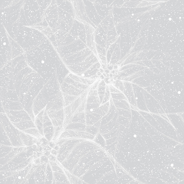 Frost on the window like Christmas flower - Vector, Image