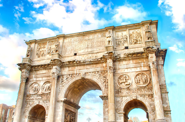 Arco de Constantino, Roma
 - Foto, Imagem