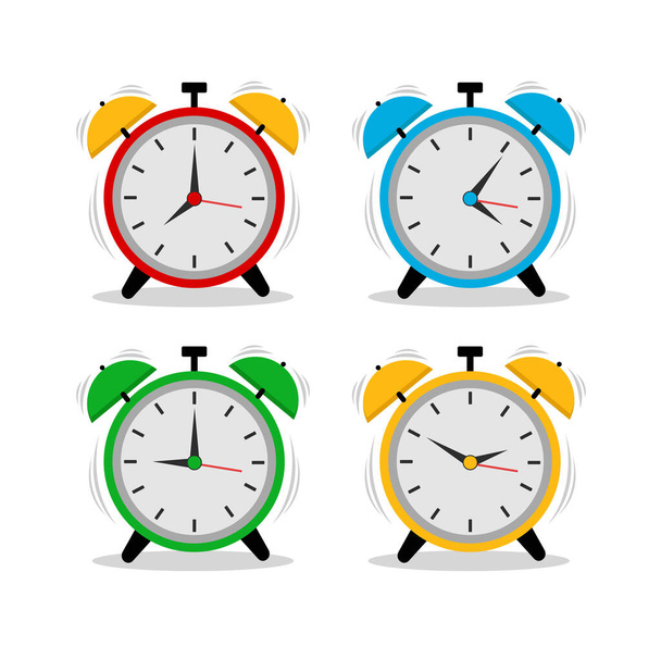 Variety of Alarm Clocks in Vector Graphic. - Vektor, obrázek