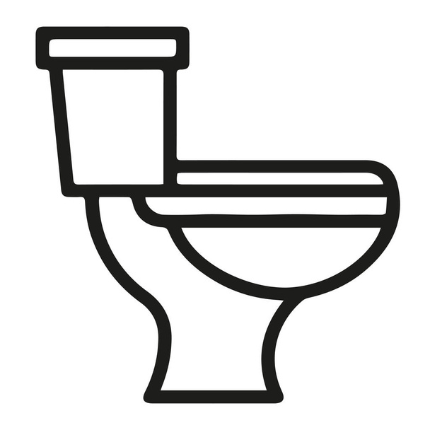 toilet. web icon simple design - Vector, Image