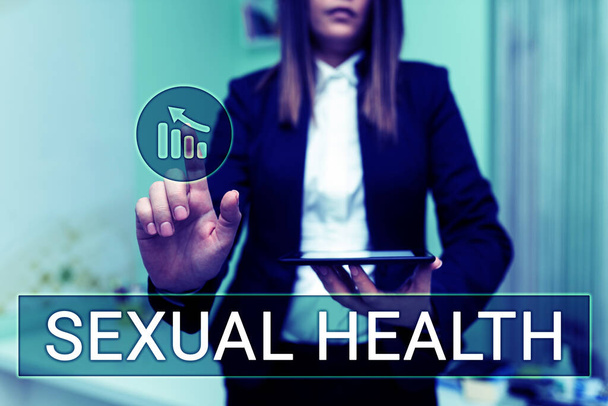 Kézírás szöveg Szexuális egészség, Üzleti koncepció Egészségesebb test Megfelelő szexuális élet Pozitív kapcsolatok - Fotó, kép