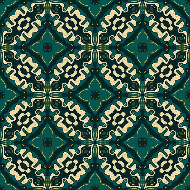 ethnic abstract hand-drawn seamless pattern - Vector, Image