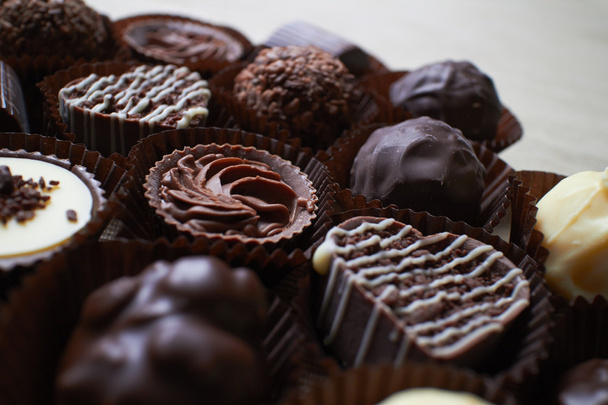 смачний шоколад цукерки
 - Фото, зображення