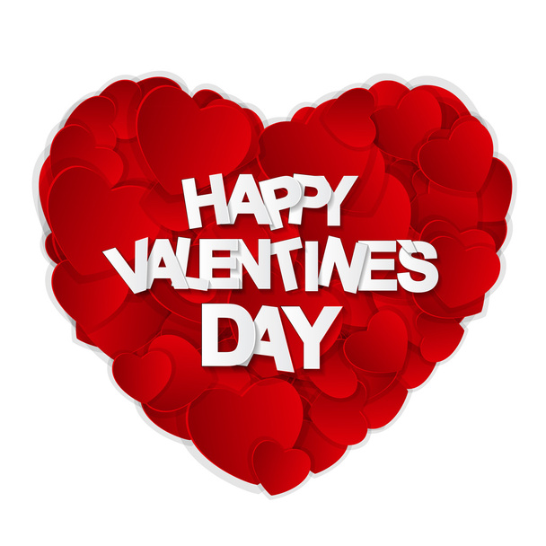 Valentine's Day Card - Vector, Imagen