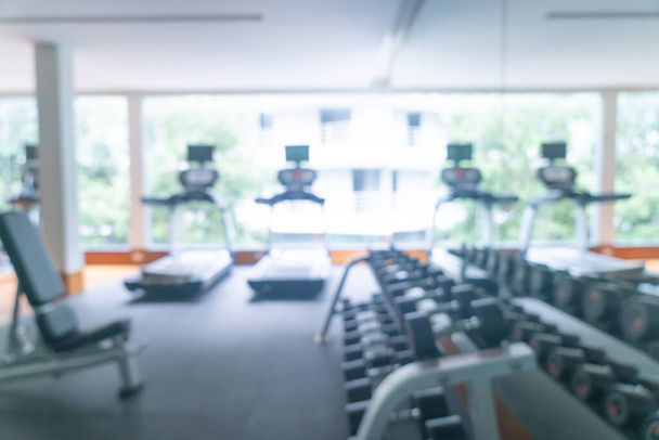 abstract blur and defocused fitness gym for background - Fotoğraf, Görsel
