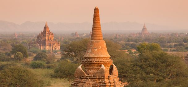Tamples of Bagan, Burma, Myanmar, Asia. - Photo, Image