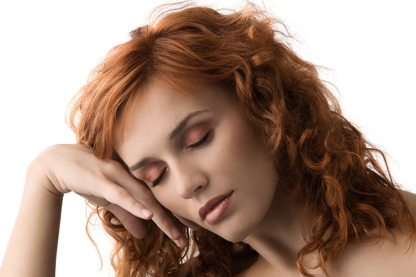 Honey redhead girl - Foto, Imagen