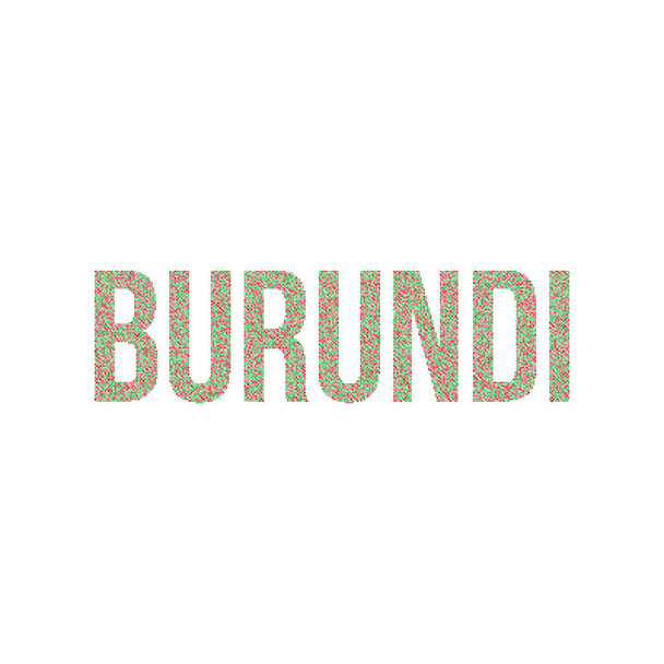 Burundi Silhouette Pixelated pattern map illustration - Vector, Image