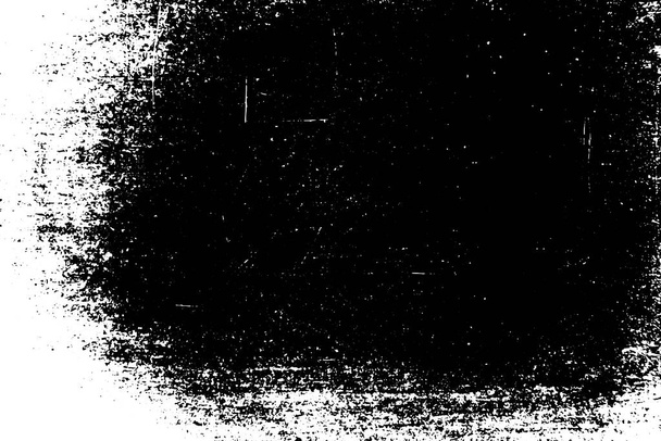 Grunge preto e branco arranhado fundo texturizado. Abstrato elemento confuso e angustiado. (vetor
 - Vetor, Imagem