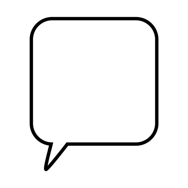Speech bubble. Dialog icon. Dialogue symbol. - Vektör, Görsel