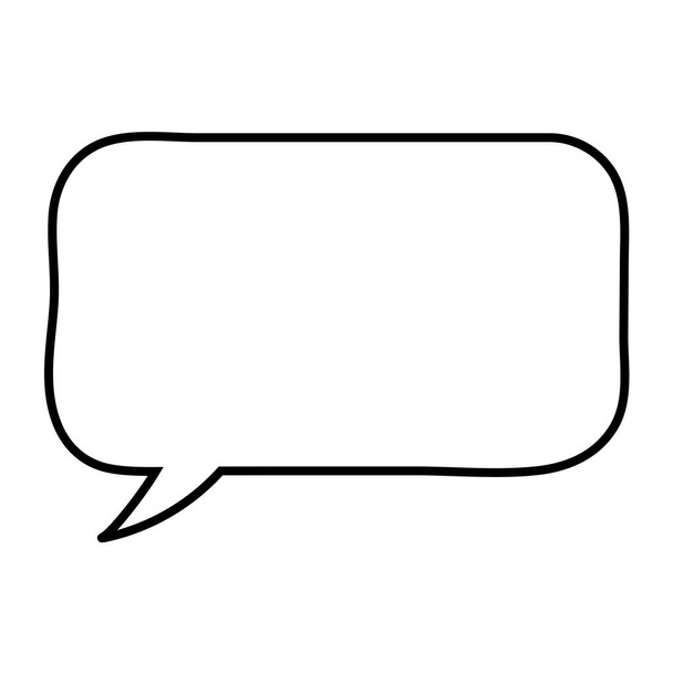 Speech bubble. Dialog icon. Dialogue symbol. - Vektör, Görsel