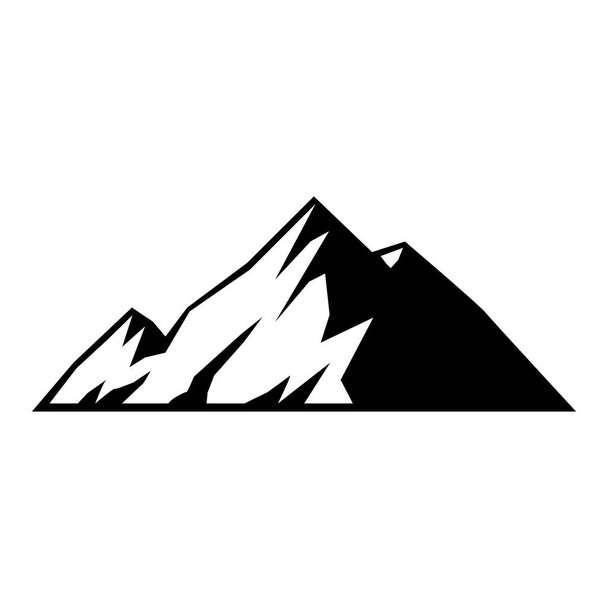 Mountain icon. Mountain symbol. Silhouette - Вектор, зображення