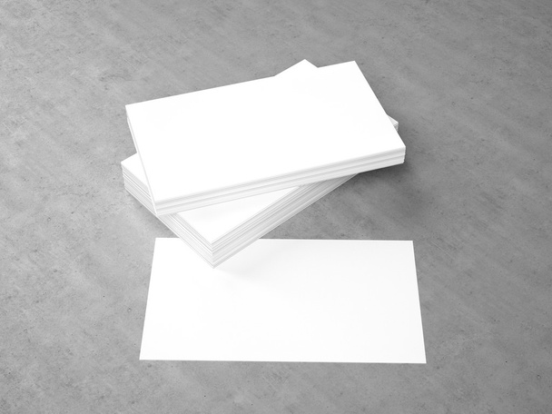 Mockup em branco de cartões de visita - modelo
 - Foto, Imagem