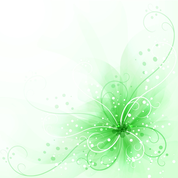 Vector background with flowers - Vettoriali, immagini