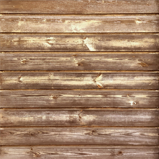madera vieja rústica fondo de pared - Vector, imagen