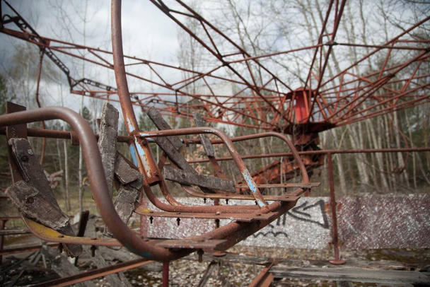 Amusement Park in the Chernobyl Exclusion Zone - Photo, Image